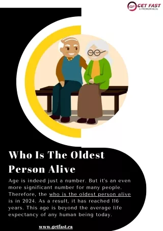 Who Is The Oldest Person Alive