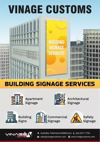 Building Signage Service