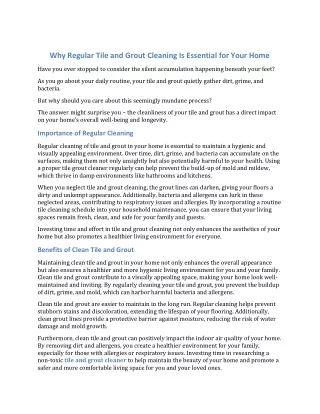 Why_Regular_Tile_and_Grout_Cleaning_Is_Essential_for_Your_Home