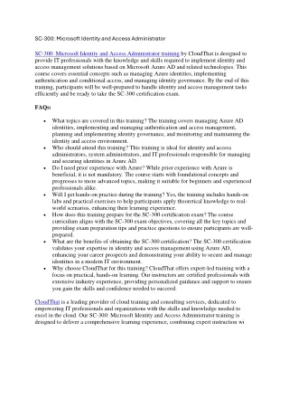 SC-300  Microsoft Identity and Access Administrator