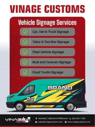 Vehicle Signage Services