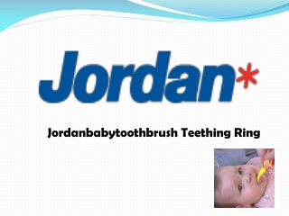 Jordanbabytoothbrush Teething Ring