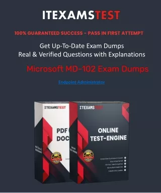 MD-102 Dumps PDF Able: Accelerate Your Certification Path