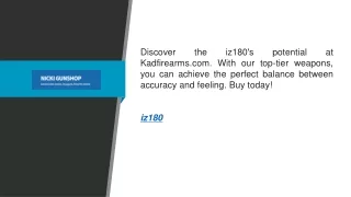 Iz180  Kadfirearms.com