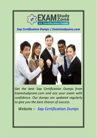 Sap Certification Dumps  Examstudyzone.com