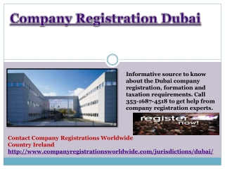Company Registration Dubai