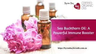 Sea Buckthorn Oil A Powerful Immune Booster