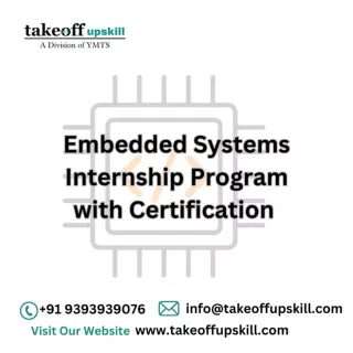 Embedded Systems Internship Program with Certification at Takeoff upskill