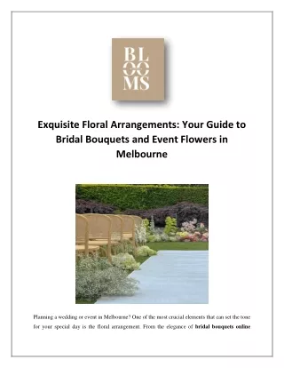 Flower Shop Online in Melbourne | Blooms By Cecilia