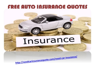 Free Auto Insurance Quotes