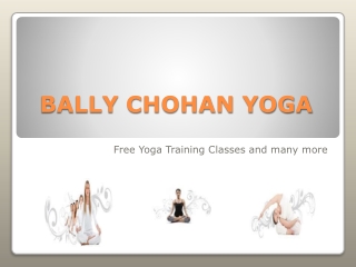 Bally Chohan | Bally Chohan Yoga