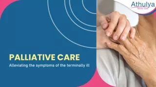 Palliative Care - Athulya Assisted Living