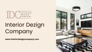 Interior Dezign Company - Living Room Interior Design Dubai