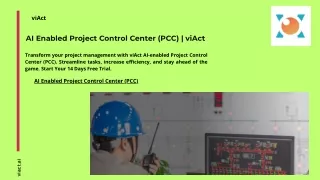 AI Enabled Project Control Center (PCC) | viAct