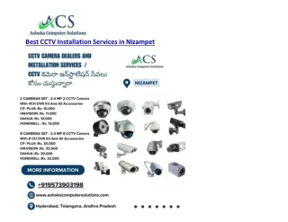 Best CCTV Installation Services in Nizampet