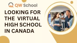 Looking For The Virtual High School In Canada