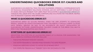 How to Fix QuickBooks Error 557 Quickly