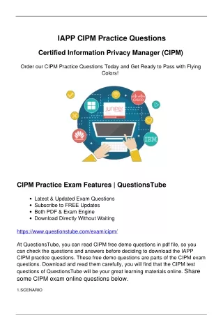 Authentic IAPP CIPM Exam Questions - Strategies for Success