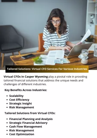 Tailored Solutions: Virtual CFO Services For Various Industries