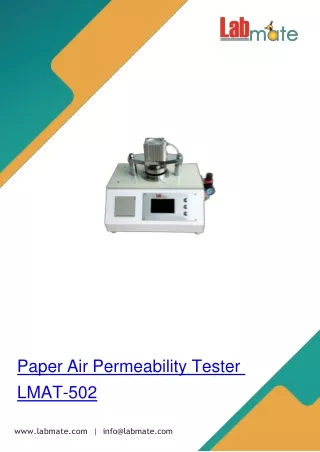 Paper Air Permeability Tester/Weight-28 Kg