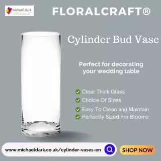 FLORALCRAFT® Cylinder Bud Vase