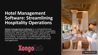 Hotel Management Software Development