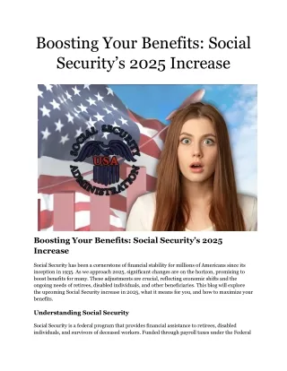 Boosting Your Benefits_ Social Security’s 2025 Increase