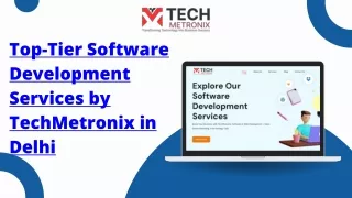 TechMetronix- Best Software Development Service Provider in Delhi