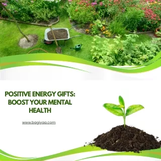 Positive Energy Gifts Boost Your Mental Health