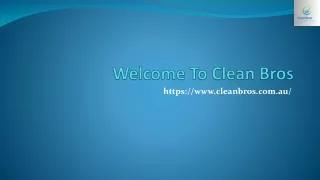 Commercial Janitorial Services Australia