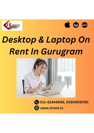 Desktop and Laptop for rental in Gurugram 6390909790