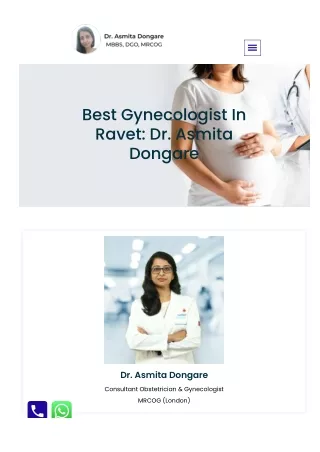 Best Gynecologist In Ravet - Dr. Asmita Dongare