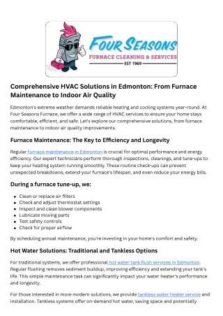 Tankless water heater service