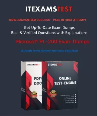 To get the best results, download the most recent PDF Microsoft PL-200.