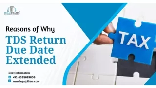 Reasons of Why TDS Return Due Date Extended