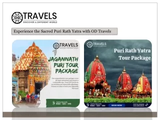 Experience the Sacred Puri Rath Yatra with OD Travels