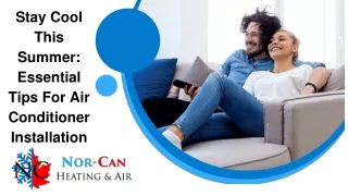 July Slides - Stay Cool This Summer_ Essential Tips For Air Conditioner Installation