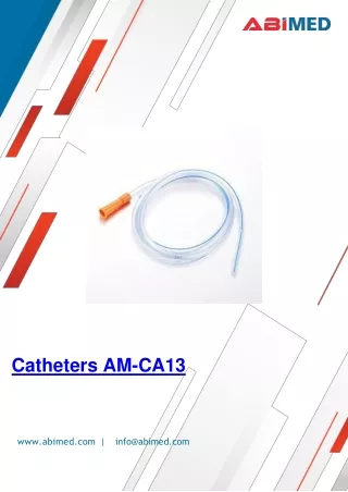 Catheters/tube length-120 cm