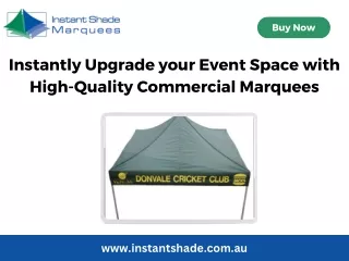 Instantly Upgrade your Event Space with High-Quality Commercial Marquees