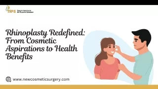 Explore the World of Rhinoplasty with Tricity Institute of Plastic Surgery