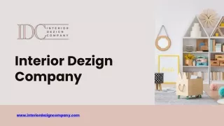 Interior Dezign Company - Kids Interior Design Companies in Dubai