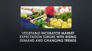 Vegetable Incubator Market