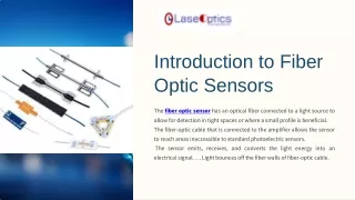 Introduction to Fiber Optic Sensors