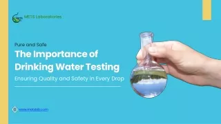 The Importance of Drinking Water Testing