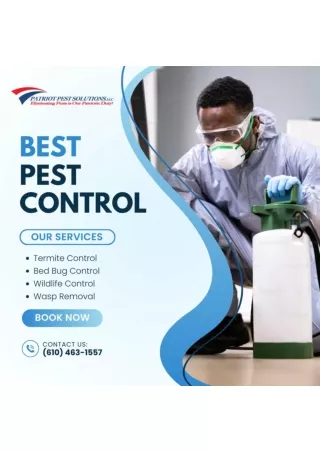 Commercial and residential pest Control Services in Berks, Chester, Philadelphia