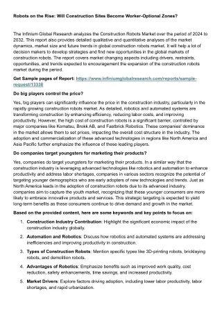 Construction Robots Market