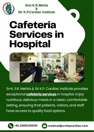 Cafeteria Services in Hospital