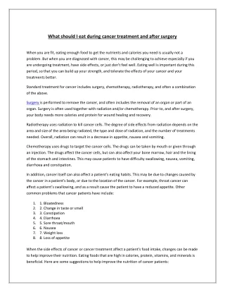 What should I eat during cancer treatment and after surgery.pdf