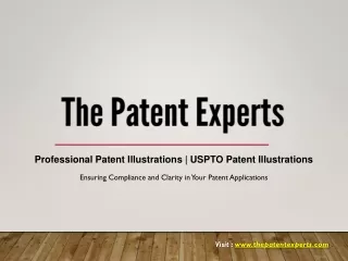 Professional Patent Illustrations | USPTO Illustrations | The Patent Experts