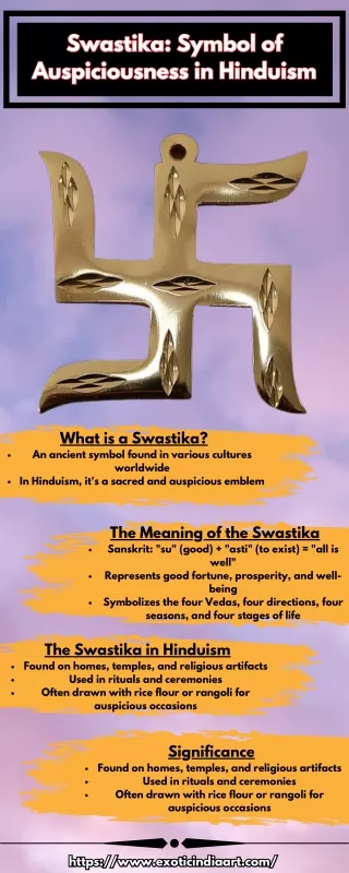 Swastika Symbol of Auspiciousness in Hinduism